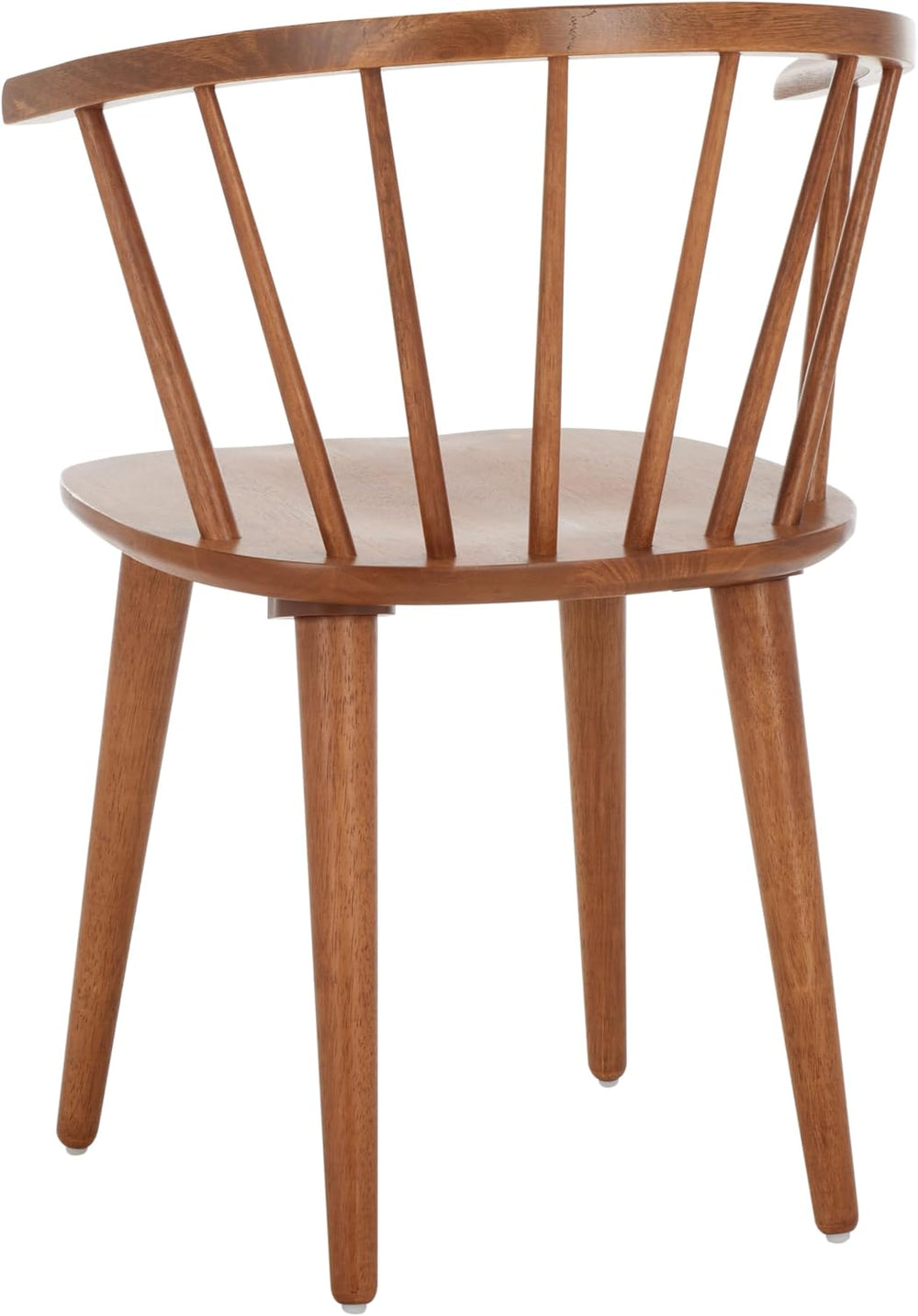 SAFAVIEH Blanchard Wood Accent Chair Set of 2, 17.9" Seat Honey AMH8512M