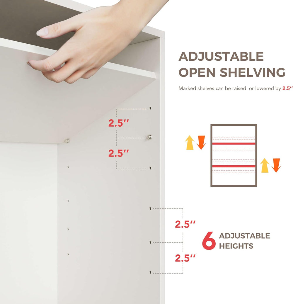 Furnaza 48" W Wall Cabinets for Laundry Room with Adjustable Shelf