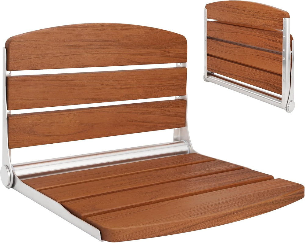 Folding Shower Seat Chair for Inside Shower Wall Mounted for Small Spaces