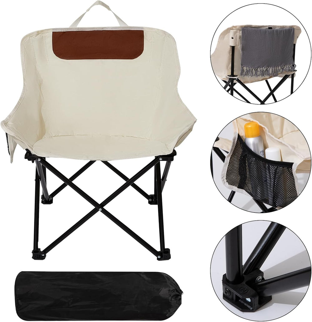 SHANQUAN 2 Pack Folding Camping Chair, Compact Camp Chair,Outdoor Lawn Portab...