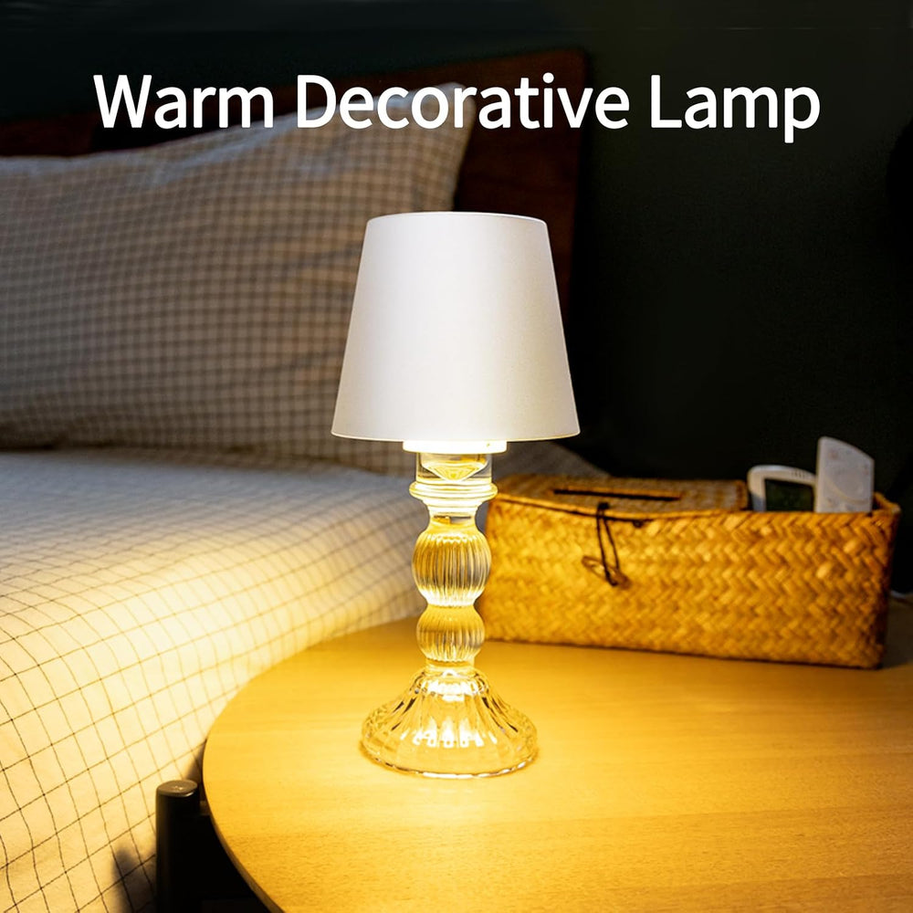 MJ PREMIER Small Rechargeable Lamp, Wireless Lamp, Battery Operated Lamps