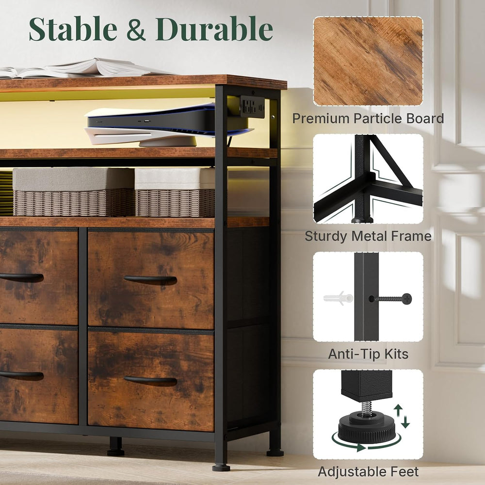 TV Stand for TVs up to 45 Inch, Entertainment Center