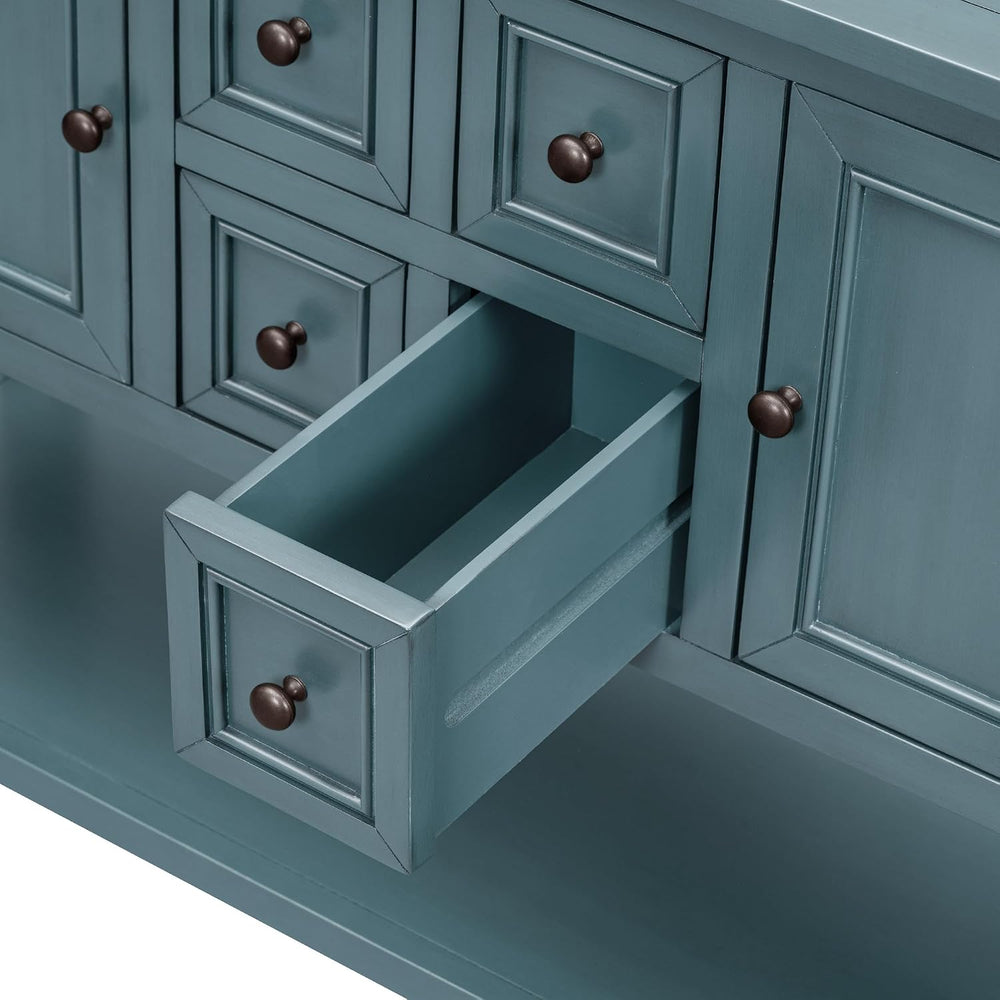 LKTART 44.5" Solid Wood Sideboard Buffet Cabinet,Entryway Console Table