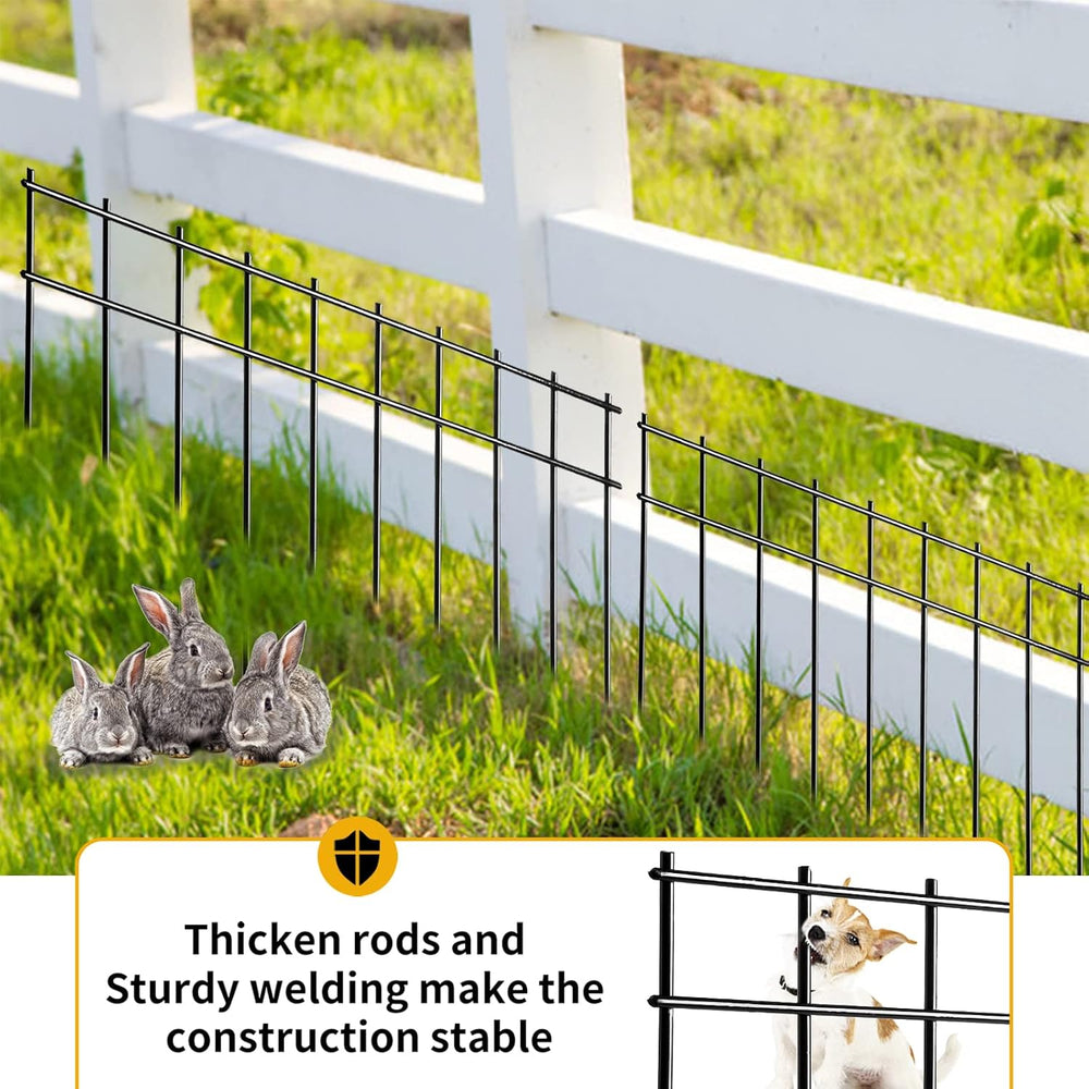 Adavin Small/Medium Animal Barrier Fence 25 Pack 20 in(L)X 10 in(H) Undergrou...