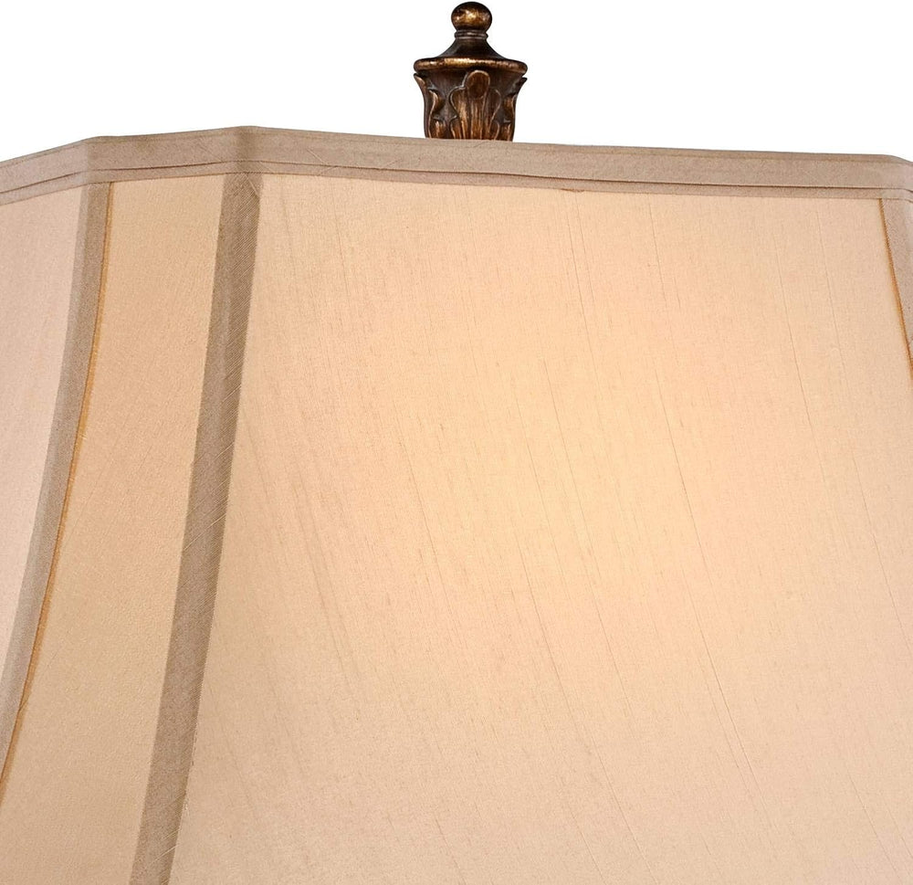 Regency Hill Leafwork 32 1/2" Table Lamp Large Bronze Brown Vase Cottage