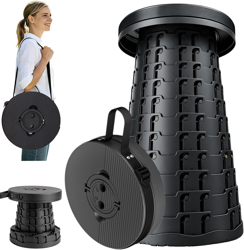 XXXL Collapsible Stool, 21.3" Portable Stool for Adults