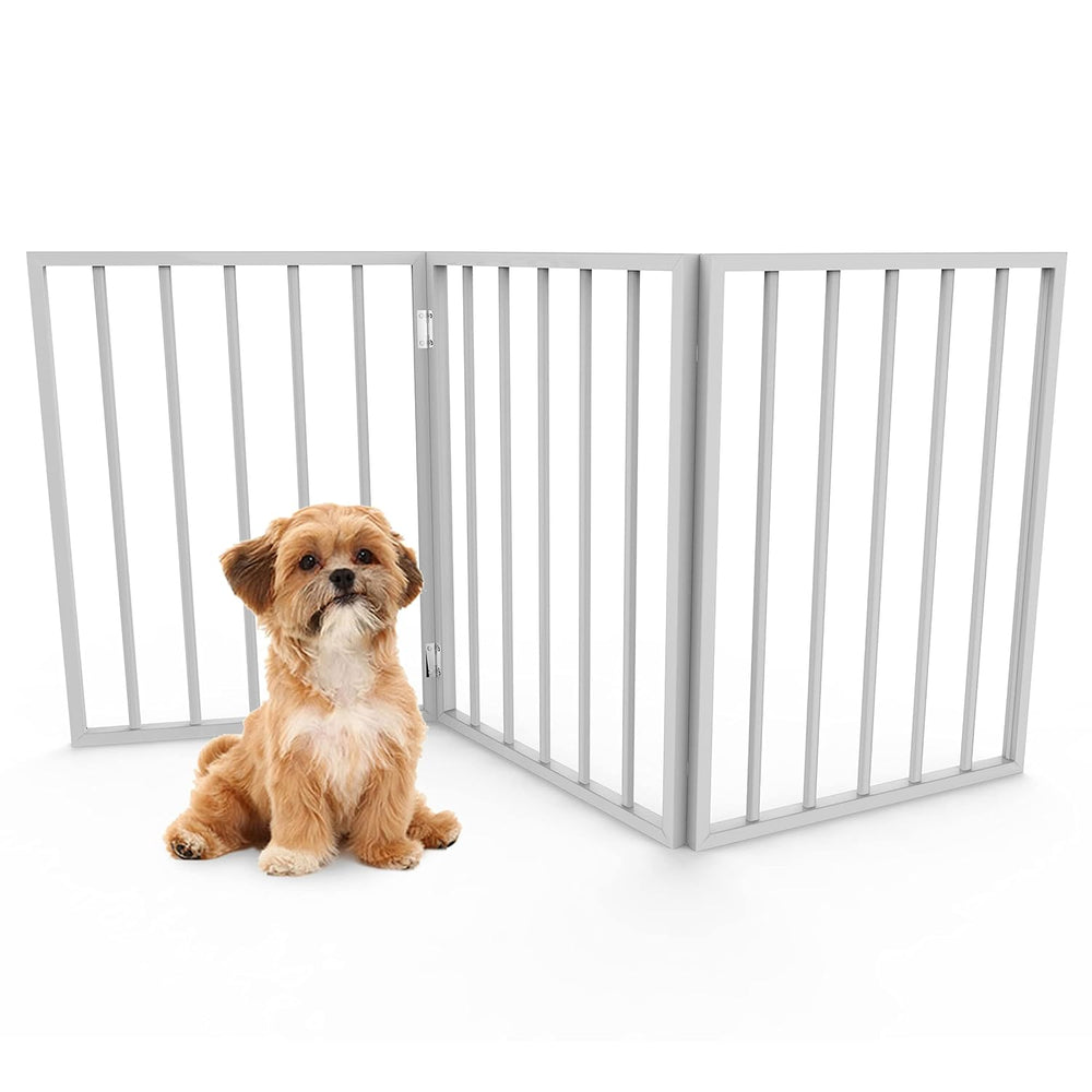 PETMAKER Pet Gate – Dog Gate for Doorways, Stairs or House– Freestanding, Fol...