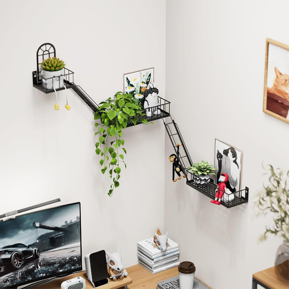 Black Fire Escape Shelf