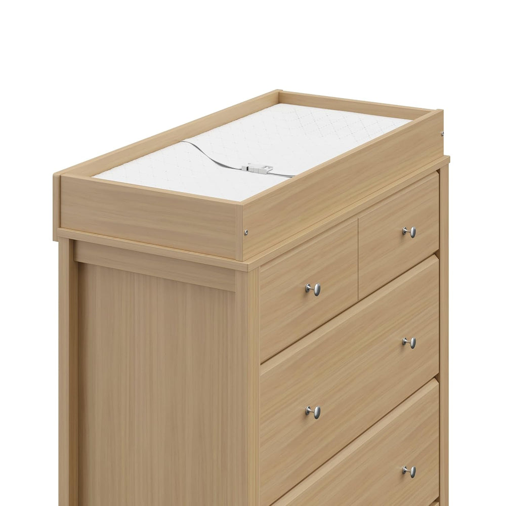 Storkcraft Horizon 3 Drawer Chest with Removable Changing Topper, Driftwood