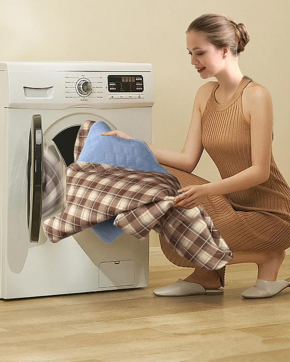 Non-Slip Bed Pads for Incontinence Washable (36" x 52"|2 Pack), Wat...