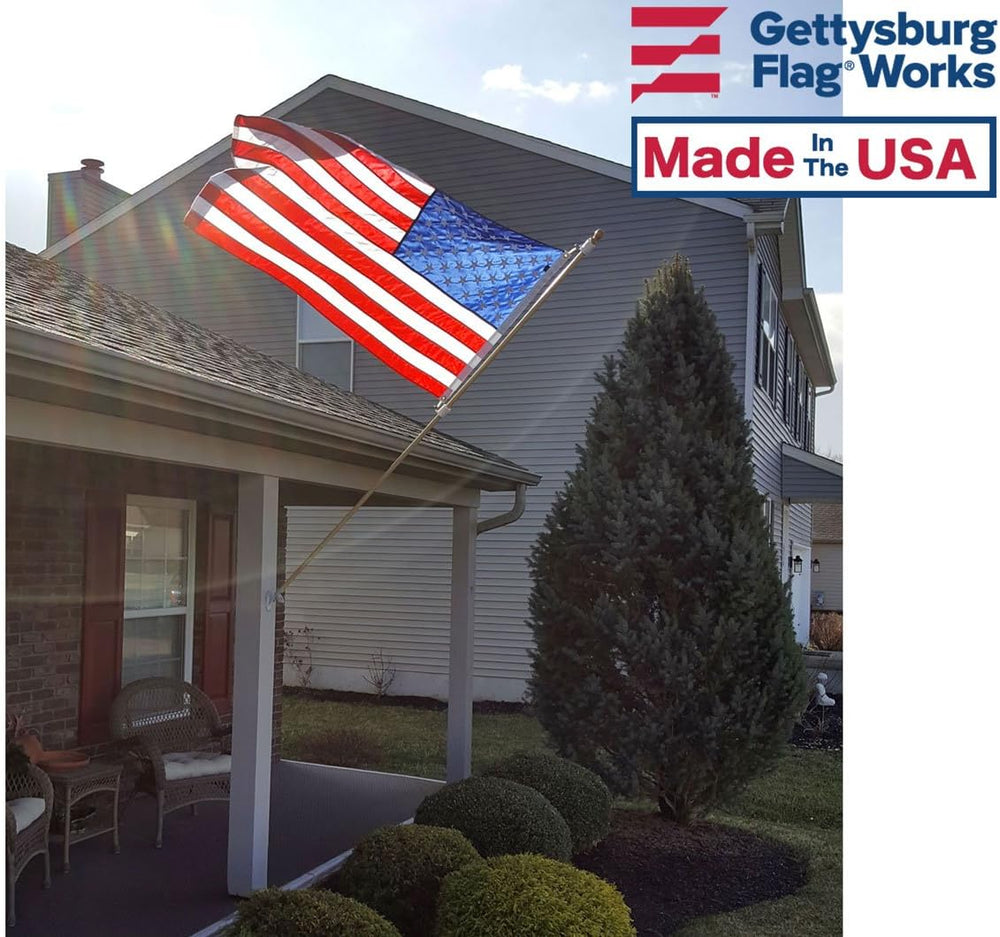 3x5' Battle-Tough® US Flag, Durable All-Weather Nylon American Flag, Sewn...