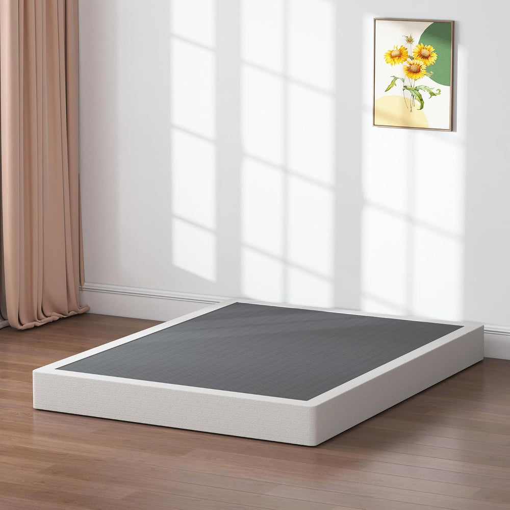 SHLAND Queen Box Spring 7 Inch Metal Frame Mattress Foundation Bed Base