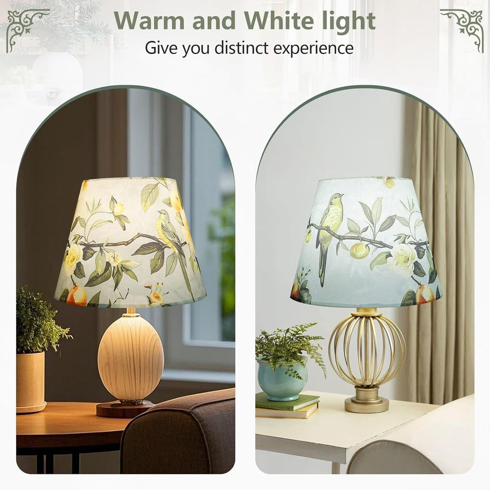 Bell Lamp Shades, 7.8"Top x 13" Bottom x 10.3"Height, 1 Pack