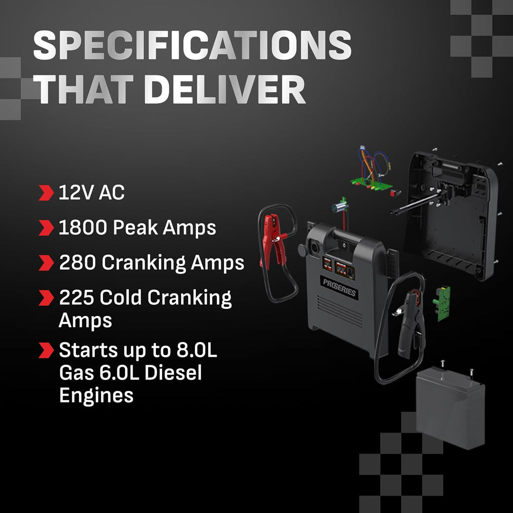 Schumacher Electric Car Battery Jump Starter & Power Station, DSR119