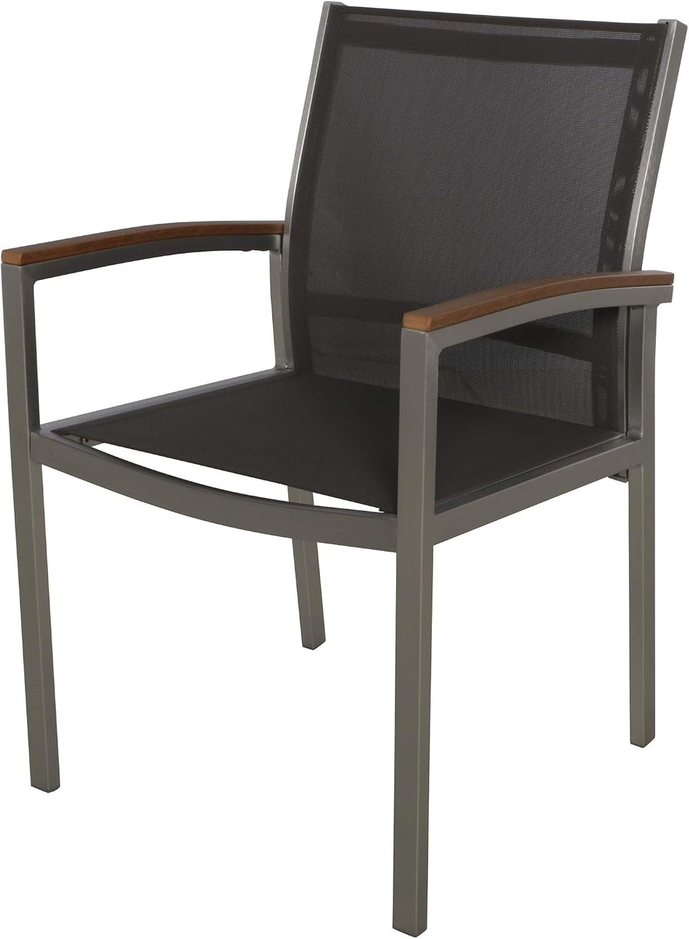 Great Deal Furniture Emma Patio Dining Chairs - Aluminum - Outdoor Mesh Seats...