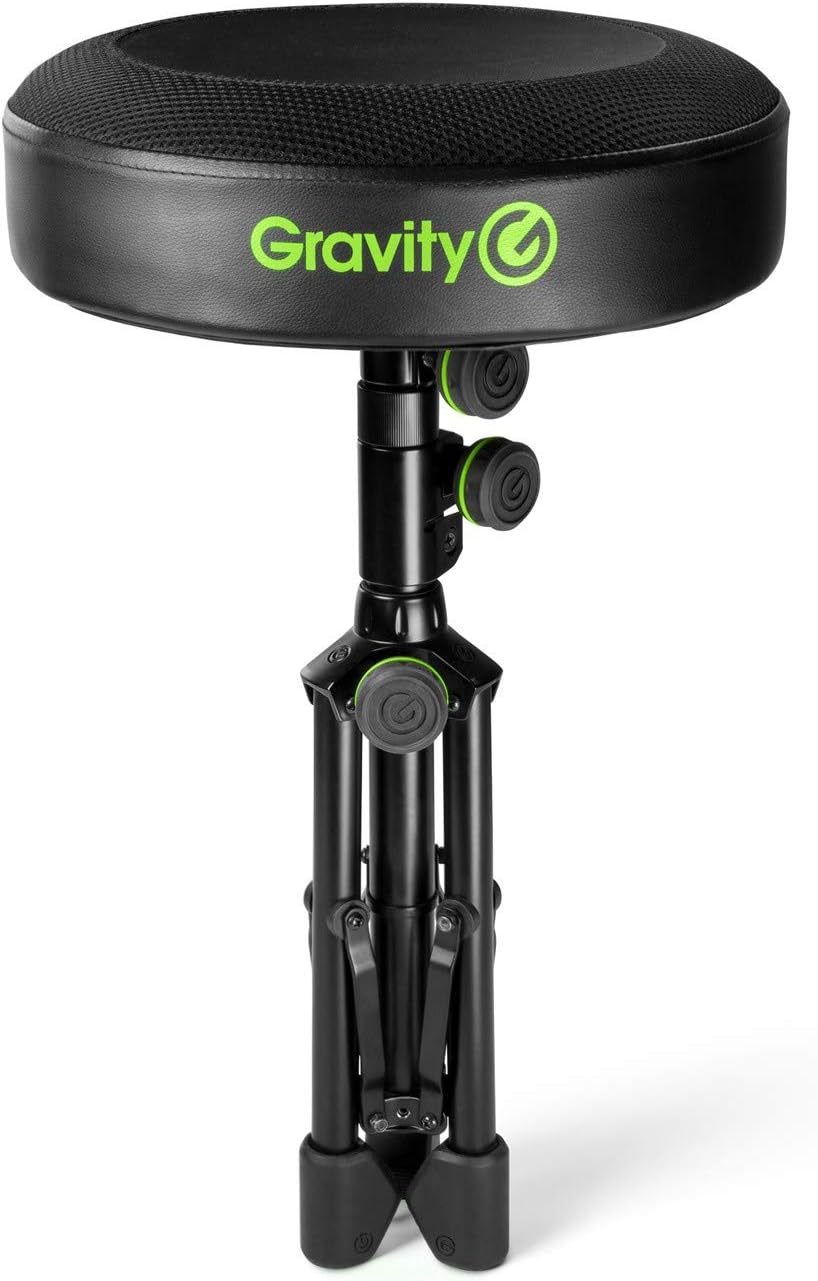 Gravity Music Stool FD SEAT 1 Foldable Round Stool Height Adjustable for Musi...