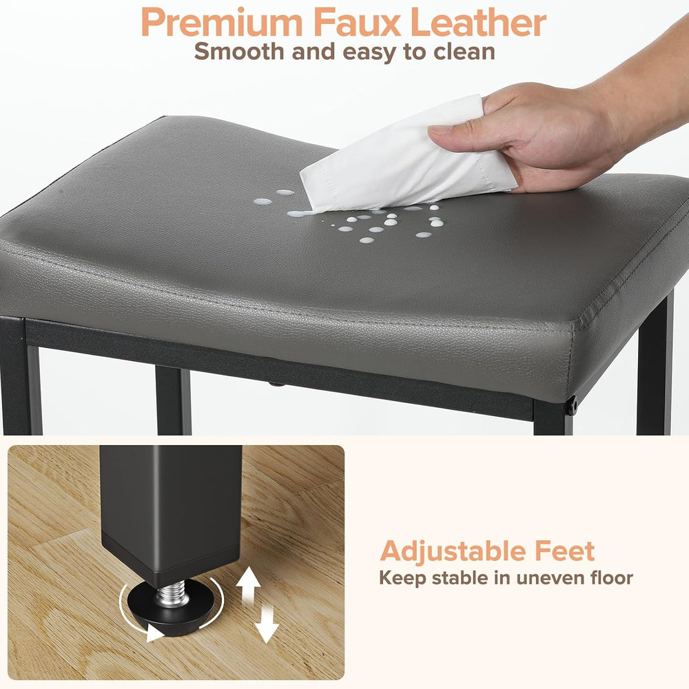 Compact 24 Inch Counter Height Bar Stools Set of 2