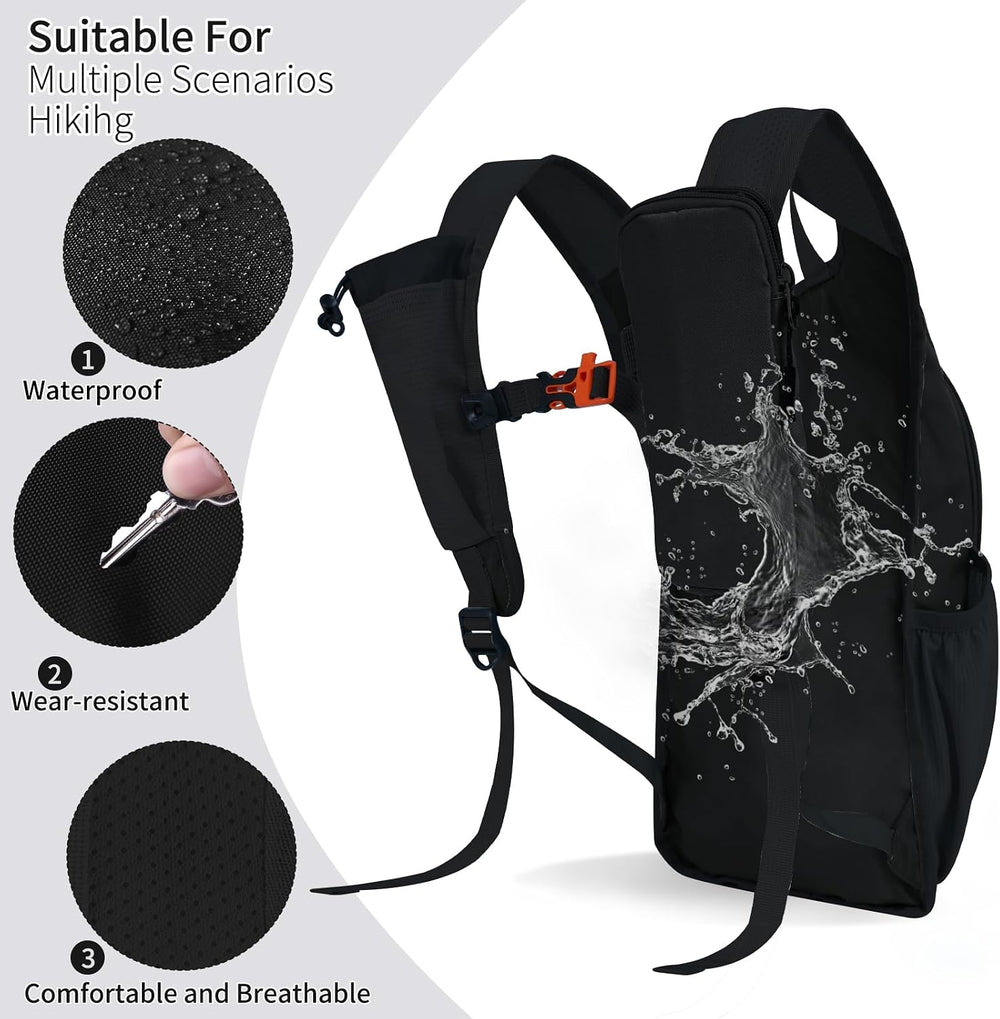 Small Hiking Backpack Packable Lightweight for Women Men