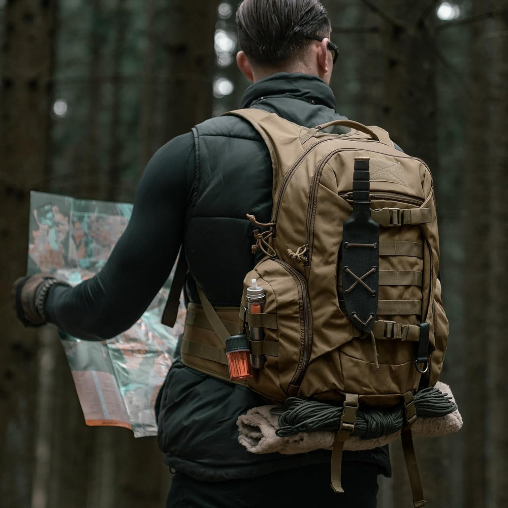 Mardingtop Tactical Molle Backpack for Men,28L EDC Hiking & Motorcycle Ba...