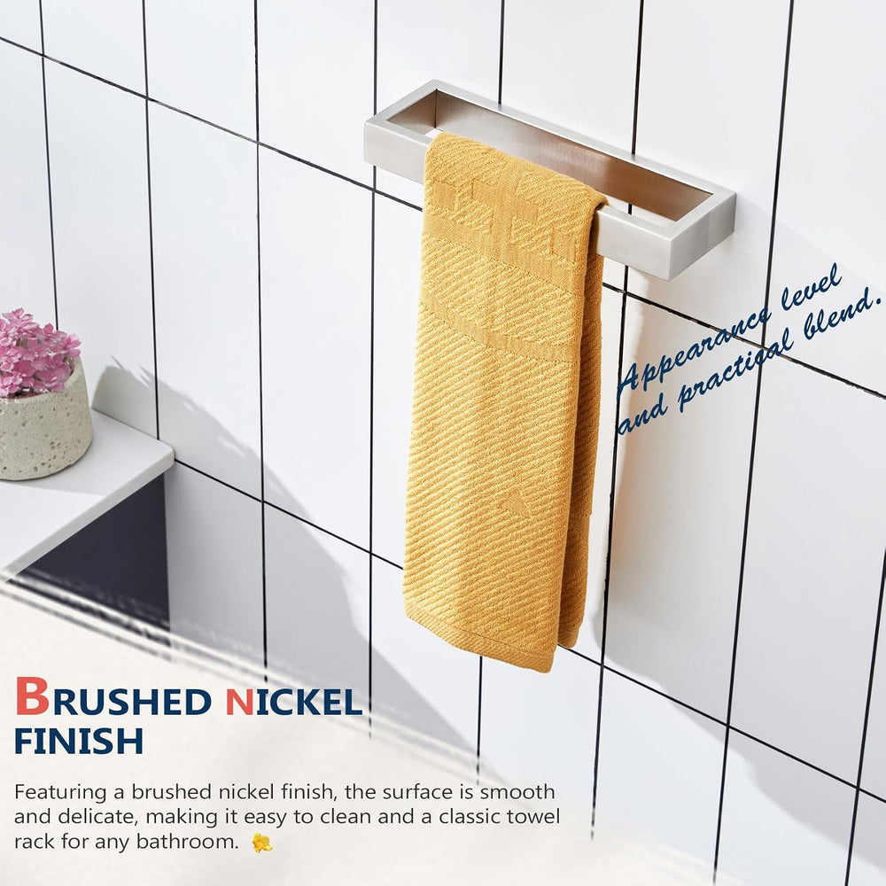 KOKOSIRI Towel Ring Brushed Nickel Hand Towel Hanger Holder 9-Inch Kitchen Ra...