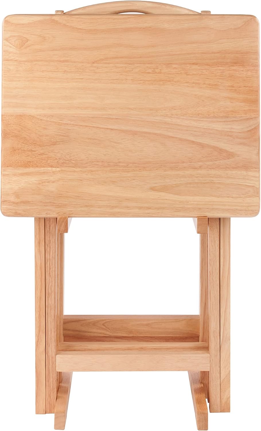 Winsome Wood Alex Snack Table Natural Set 5 Pc, 25.98 inches