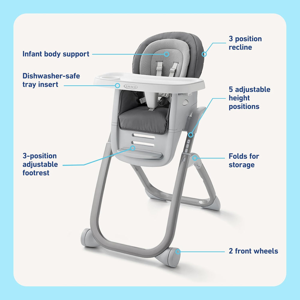 Graco DuoDiner DLX 6-in-1 Convertible Highchair, Arlo