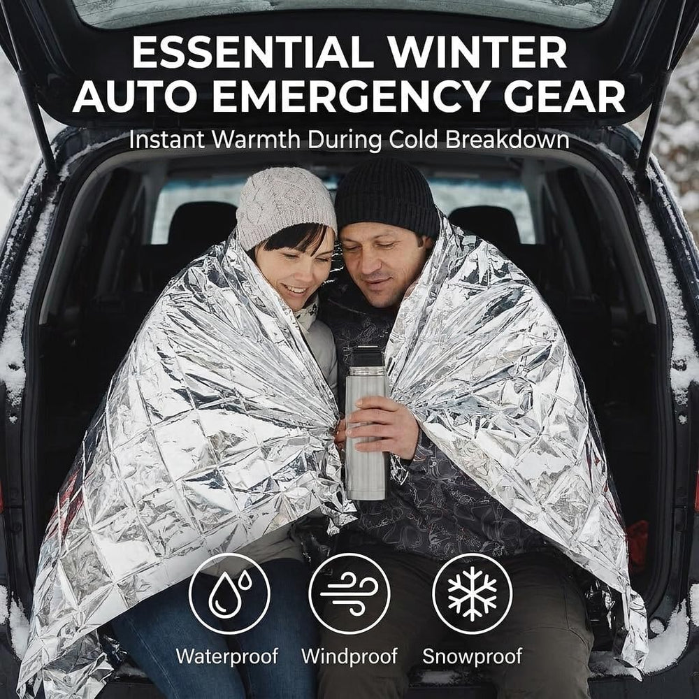 K Kingstar Emergency Blanket 75 Pack, 84" L x 52" W, Bulk Supply fo...
