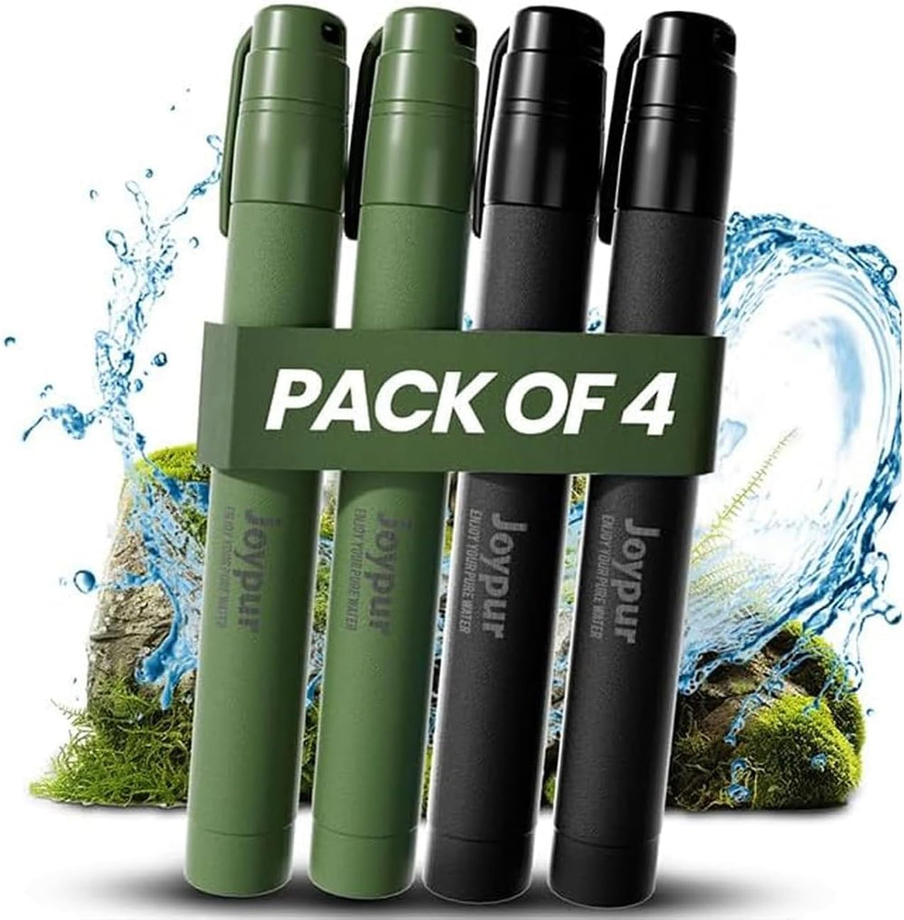 Portable Water Filter Straw Survival, Essential Camping & Hiking Gear, Wa...