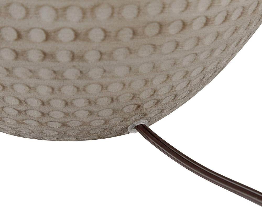 Regency Hill Brighton 27 1/4" Tall Table Lamp Hammered Beige Pot Farmhouse