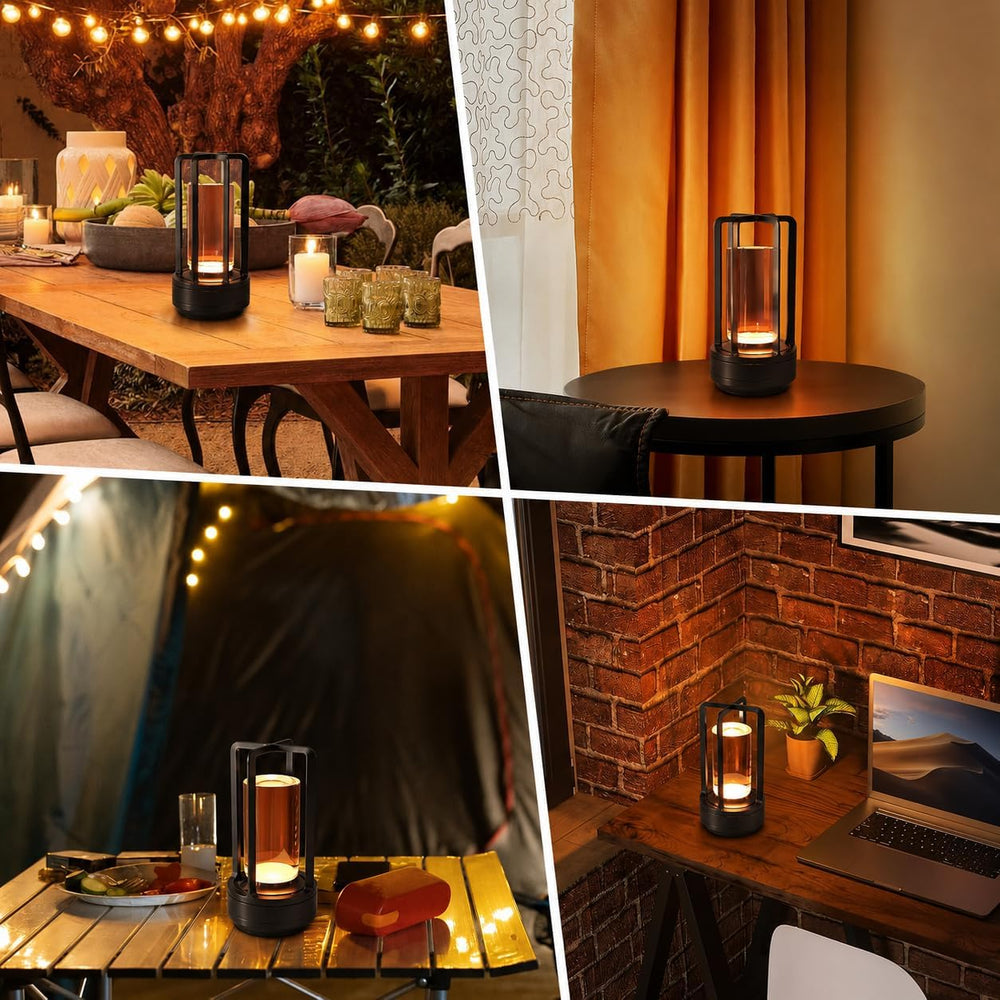2 Pack Cordless Table Lamps, Rechargeable LED Decorative Lamp
