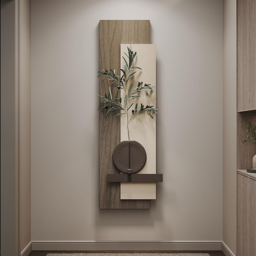 Cuspin Modern 3D Textured Long Narrow Vertical Wall Art