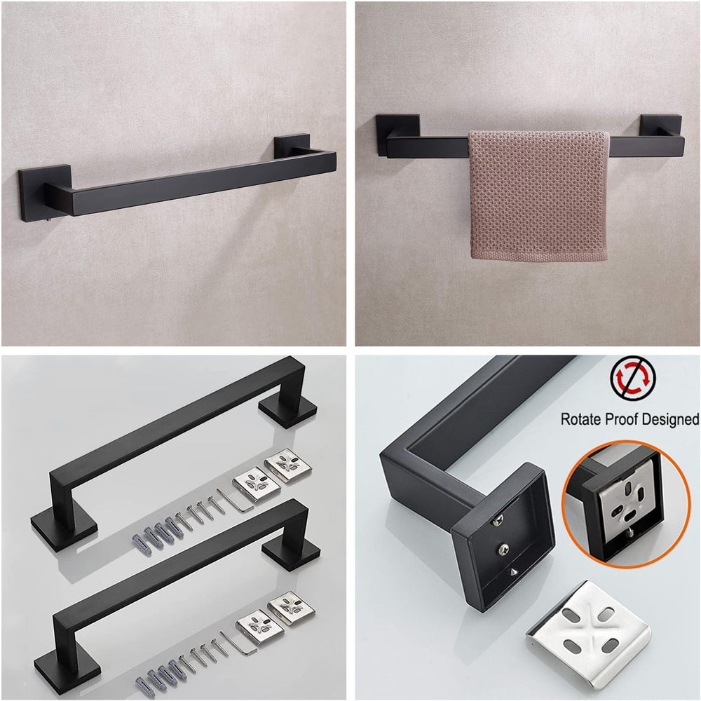 16 Inch Towel Bar 2 Pack for Bathrooms 12/16/20/24/28/32/36 Inch Stainless St...
