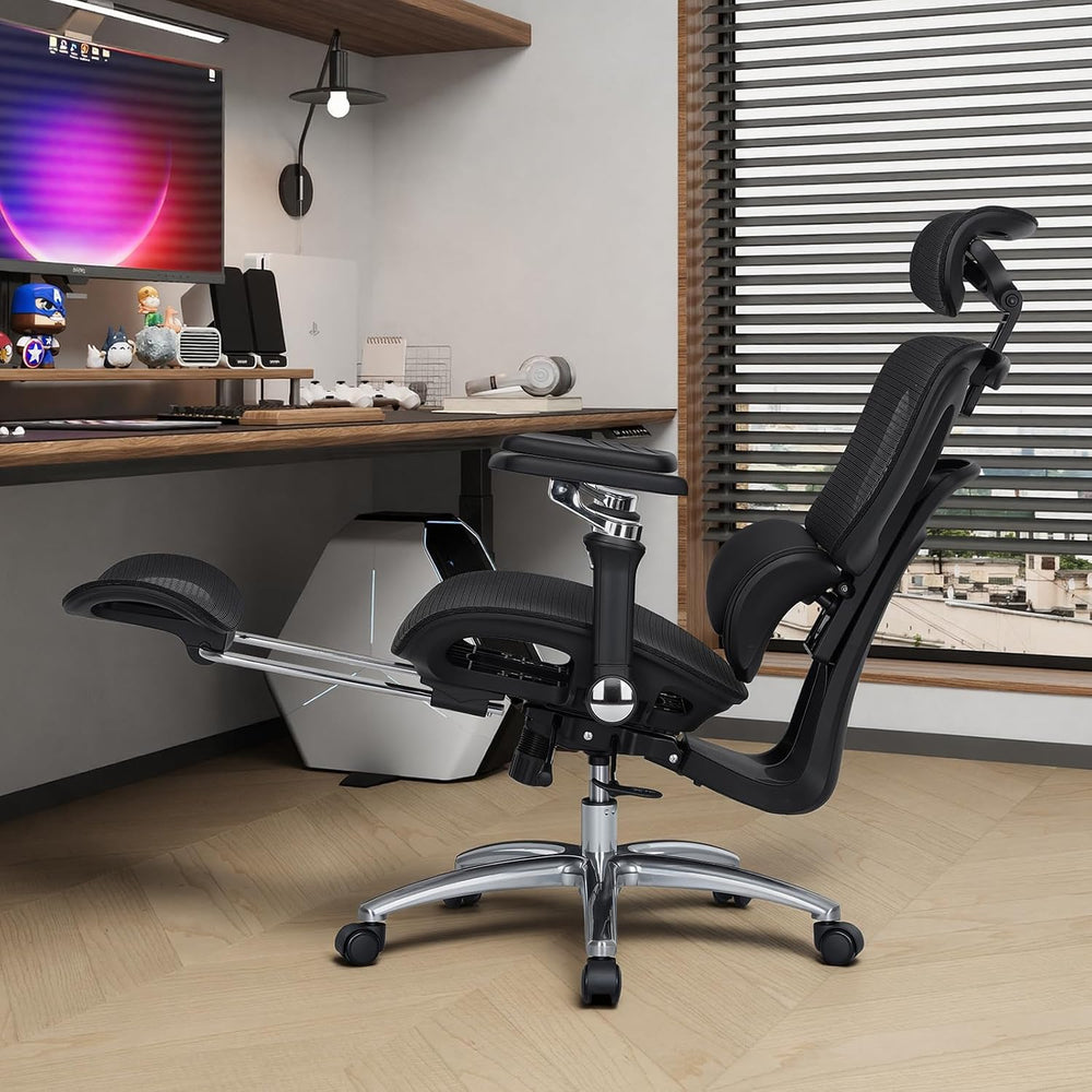 MALOL Ergonomic Office Chair, 400lbs High Back Mesh Desk Chair with 6D Armres...