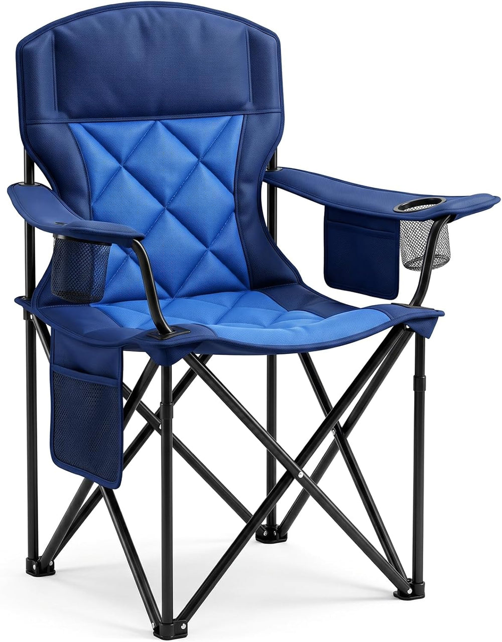 Heavy Duty Camping Chair for Adults, Padded Folding, 330LBS