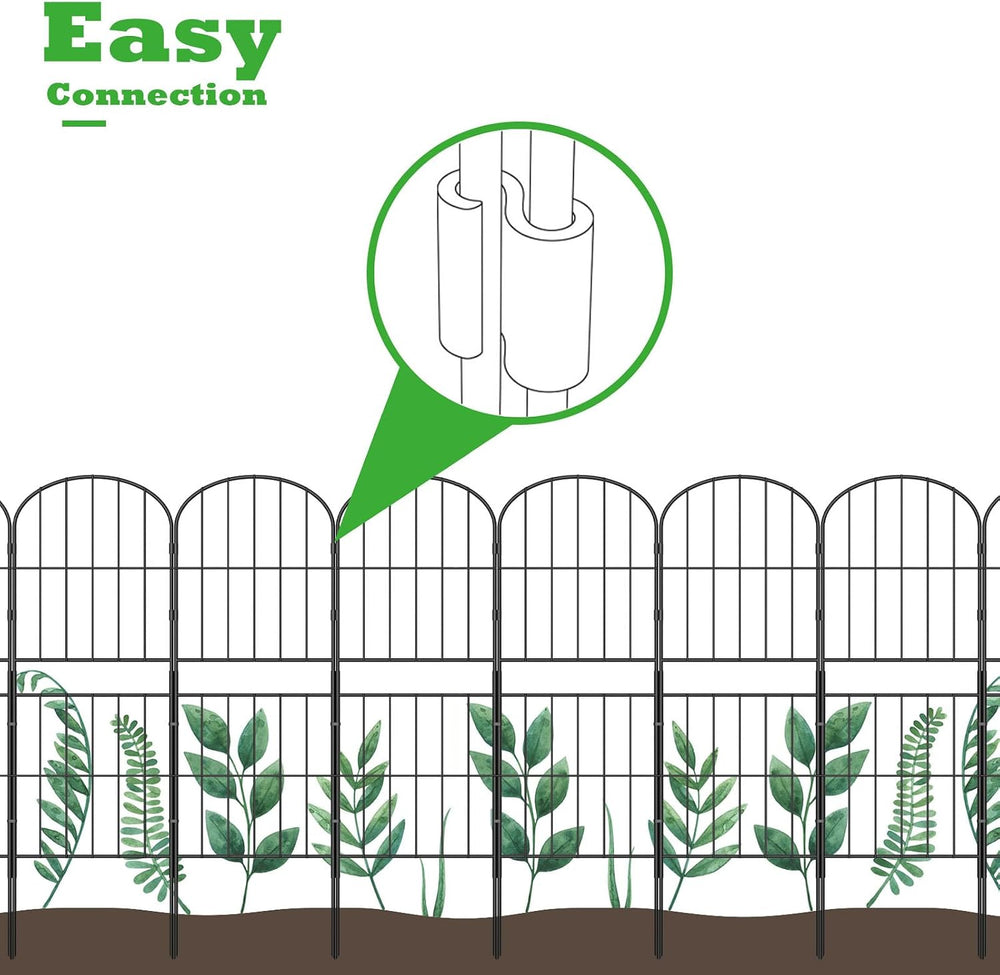 Decorative Garden Fence Fencing 36in (H) x 16ft (L) Animal Barrier for Dog