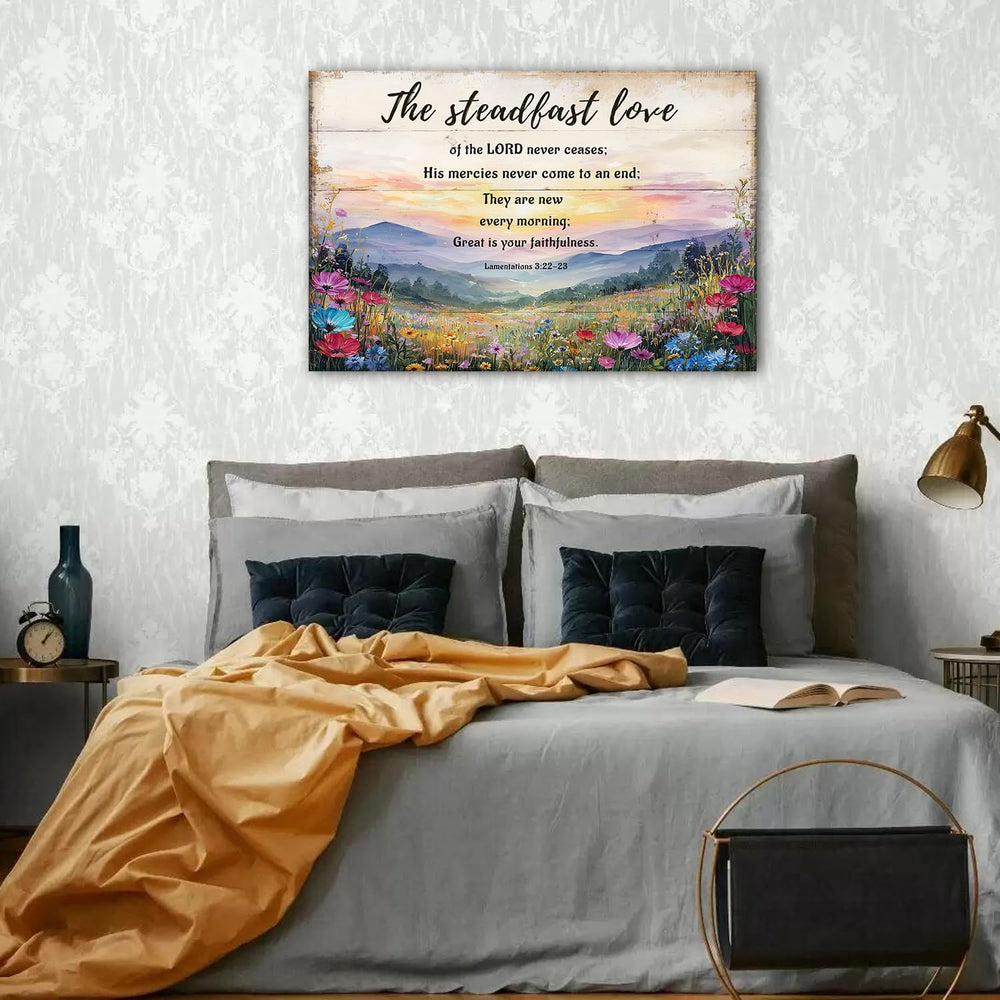 Wildflower Christian Wall Art Lamentations 3 Floral Scripture Wall Decor