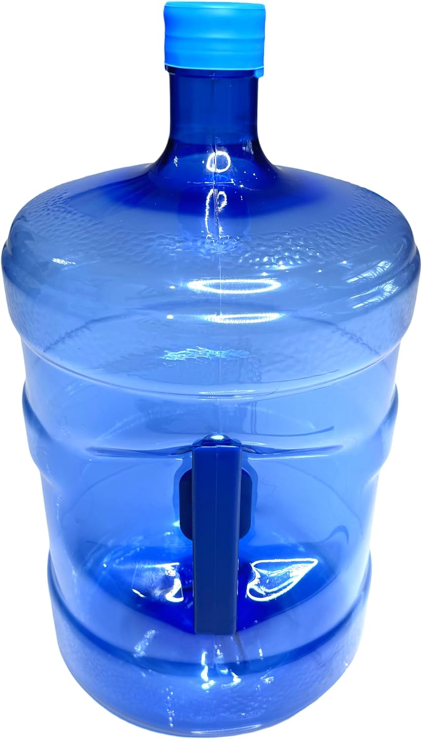 EcoForm 5 Gallon Water Jug with 2 Reusable Silicone Caps - BPA-Free Refillabl...