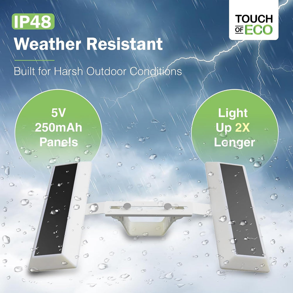 LITEAGENT PRO Solar LED Post Light Patented Angle Design for Real Estate &...