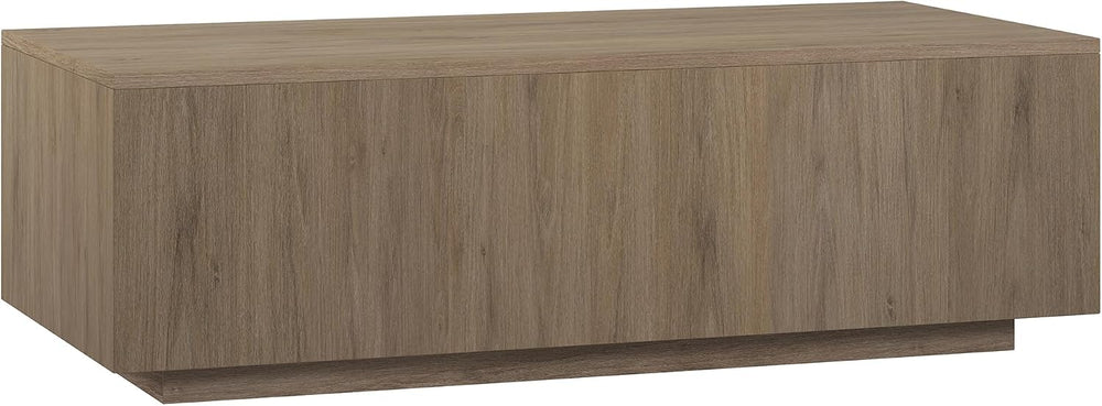 Henn&Hart 48" Modern Coffee Table, Weathered Gray