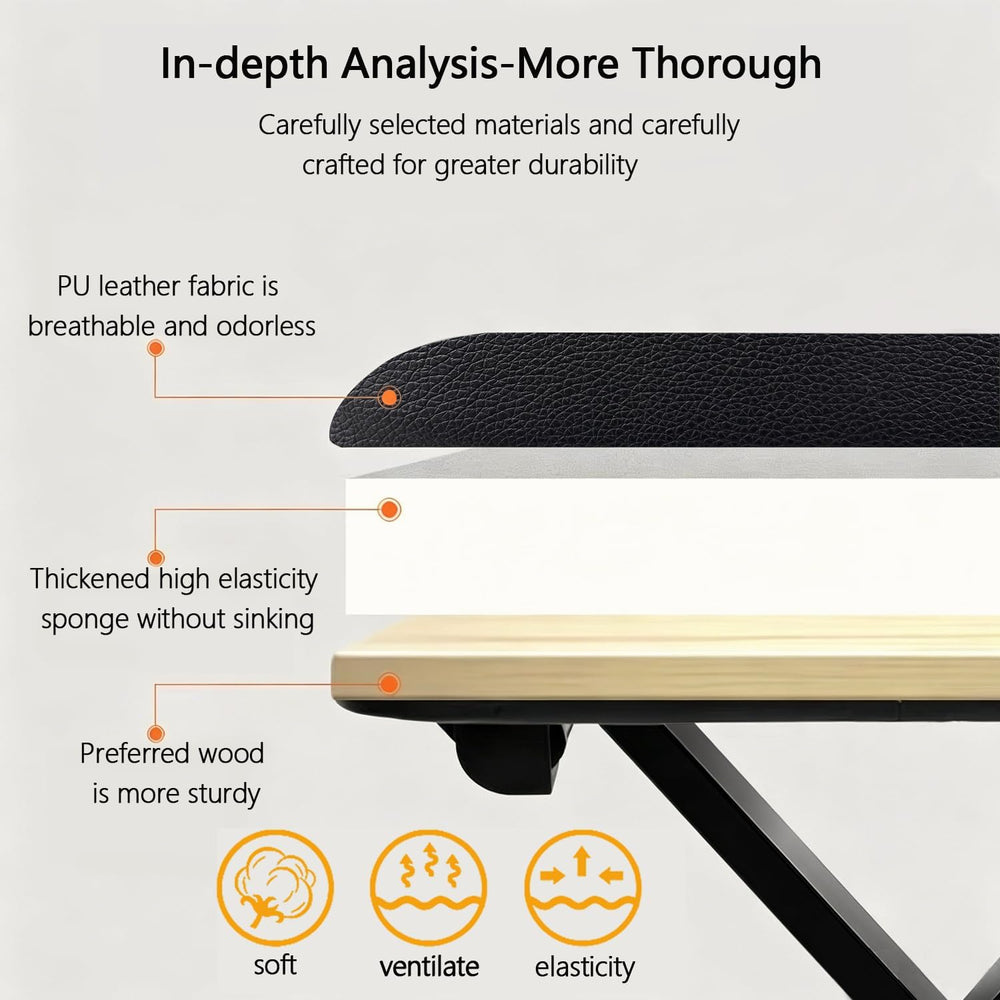 Piano Bench, Keyboard Stool,Piano Stool,16''-20'' Height Adju...