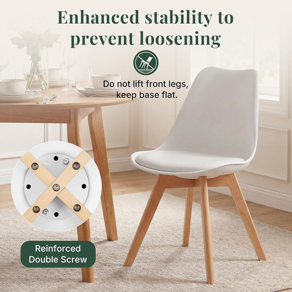 47in Round Dining Table Set for 4, Kitchen Table with Chairs