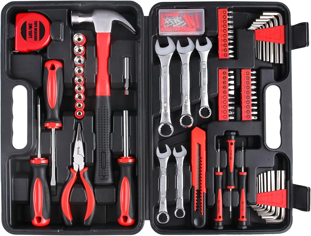 WINNER 175-Piece Home Tool Kit and Mechanics Tool Set with Wrenches and Socke...