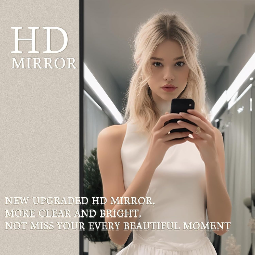 Rowjut Arched Full Length Mirror, 71"x30" Freestanding Floor Mirror...
