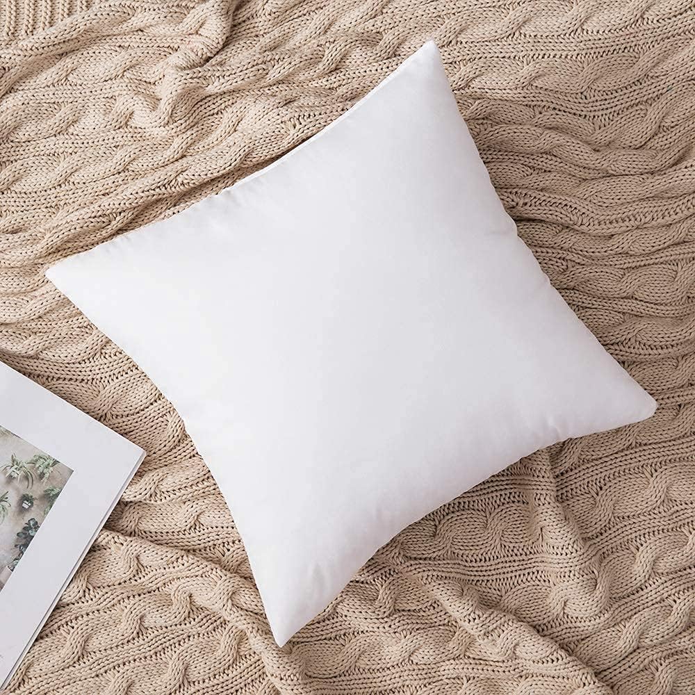 MIULEE Set 2 Throw Pillow Inserts Premium Pillow Stuffer Form 26x26 Inch