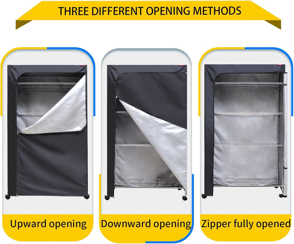 Waterproof Shelf Cover, Fits 36" W x 18" D x 72" H Storage Rack