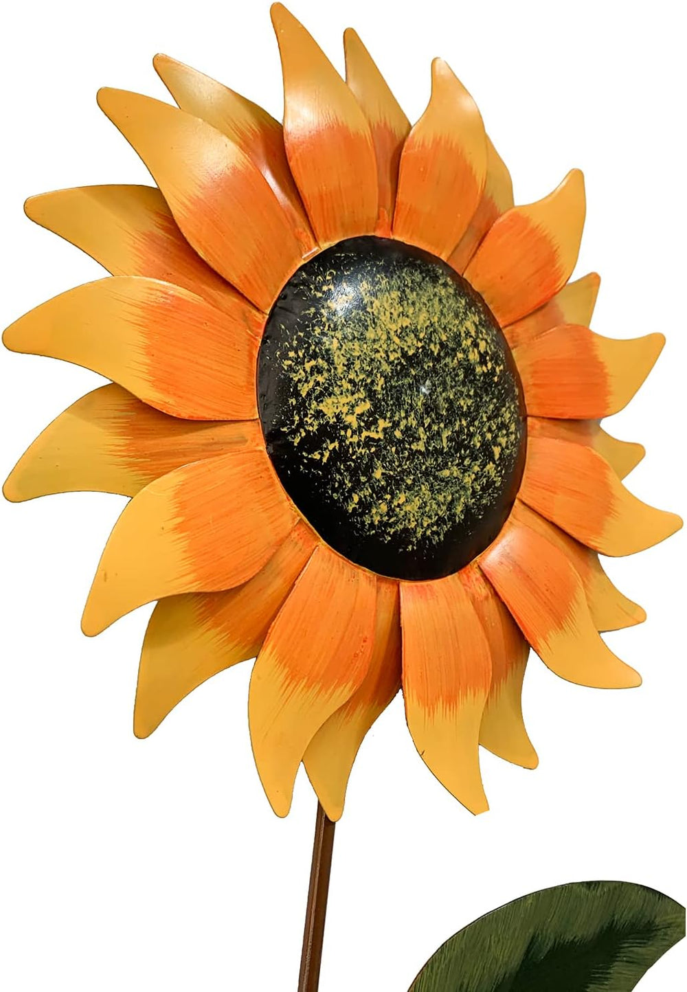 Grace Home Metal Sunflower Garden Stakes, Sunflower Garden Patio Lawn Yard St...