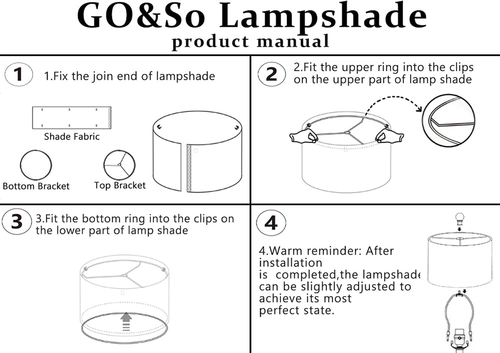 GO&SO Set of 2 Brown Medium Drum Lamp Shades 13" Top x 13" Bott...