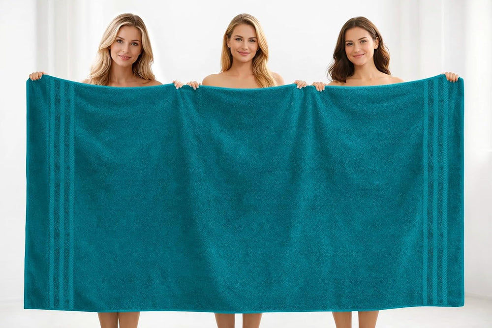 DAN River 2 Pack Bath Sheets Extra Large 35x70, Large Bath Towels for Adults,...