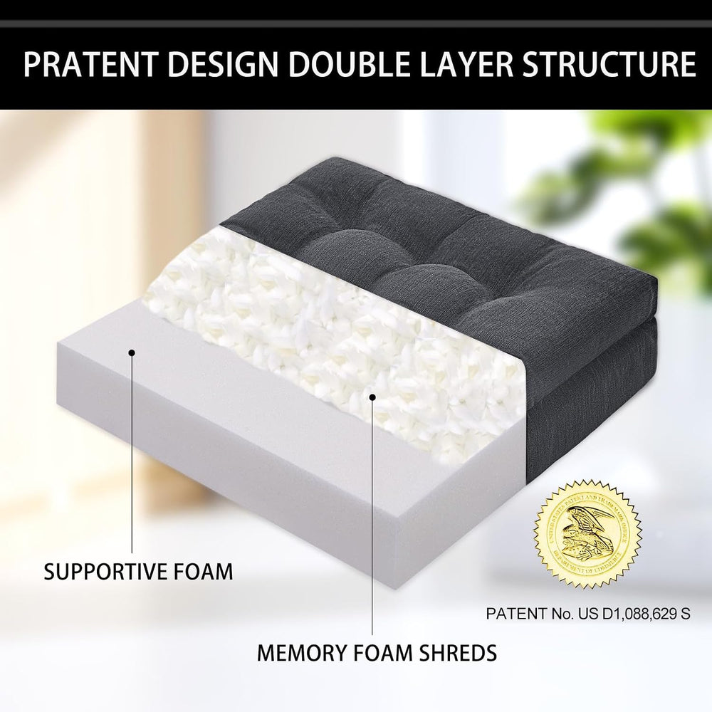 Recliner Cushions for Elderly, 20x20x4 Inch Thick Chair Cushion for Shorter U...