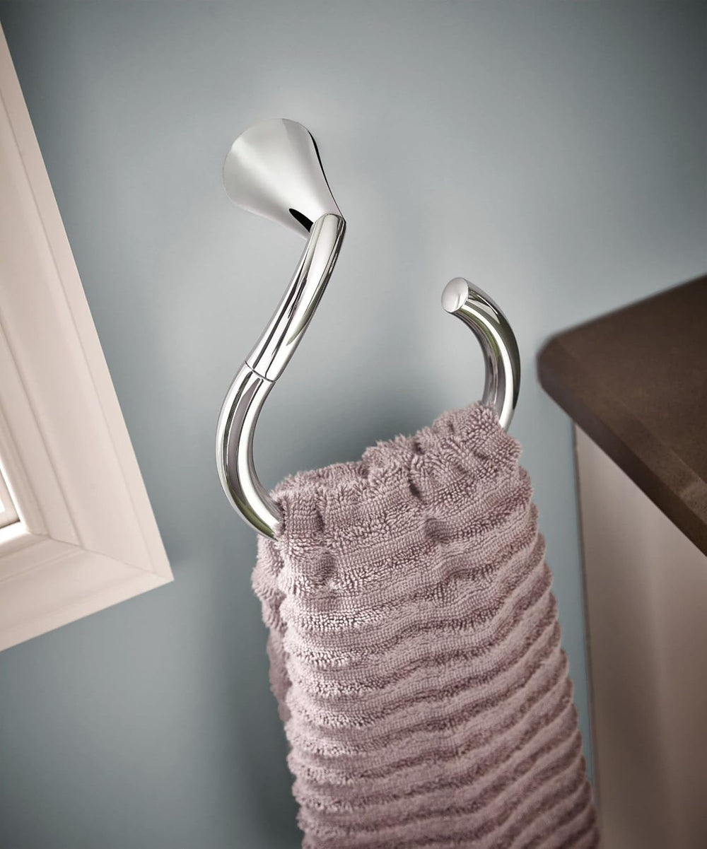 Moen YB2386CH Glyde Towel Ring, Chrome (Pack of 2)